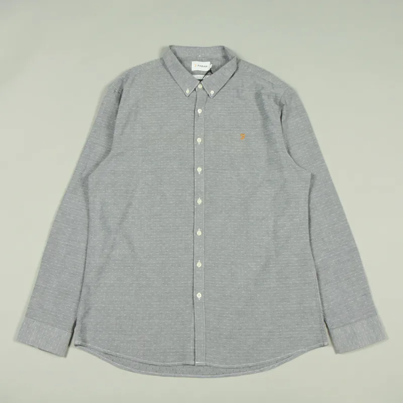 Farah Endell LS Shirt - True Navy